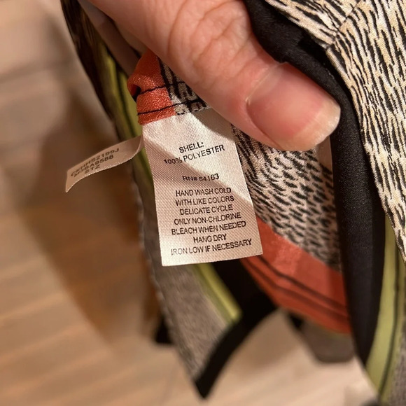 Calvin Klein Multicolored Striped Mature Long Sleeve Top, Women’s Size XL - Picture 6 of 6